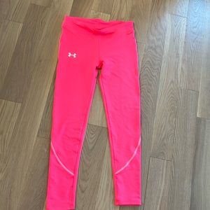 Under armour fleece lined leggings youth large